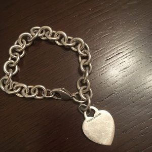 Authentic Tiffany & Co. heart tag bracelet